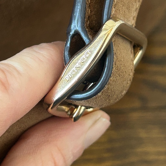 Coach hadley cw004 light brown Suede Women's Bag - Picture 8 of 12